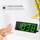 thumbnail image 3 of Reloj de pared digital grande inteligente Control de la aplicación Hora / Fecha / Temperatura Pantal Tomshoo Negro, 3 of 7