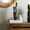 thumbnail image 2 of DecMode 23" Artificial Cactus Plant in Realistic Leaves and Black Round Pot, 2 of 7