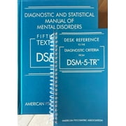 DSM 5 tr Diagnostic and Statistical Manual of Mental Disorders HARDCOVER and DSM 5 tr Desk Reference Spiralbound Combo Pack