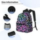 thumbnail image 3 of Disketp Rainbow Animal Skin Mochila Ligera Clásica con Múltiples Bolsillos, Mochila Casual para Hombre y Mujer, Ideal para Escuela, Trabajo y Viajes, 3 of 6