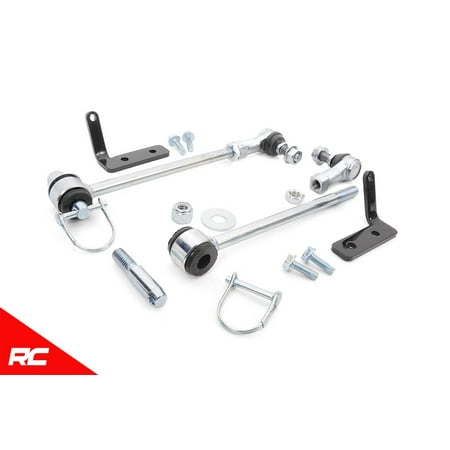 Rough Country Front Sway Bar Quick Disconnects compatible w/ 2007-2018 Jeep Wrangler JK