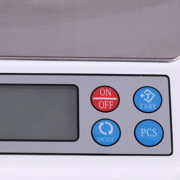 Haofy Báscula de Cocina Digital Multifunción, Báscula Digital Portátil para Cocina Escala Balanza de Alimentos con Pantalla LCD (3000g/0.1g) Ecomeon no