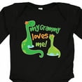 thumbnail image 4 of Inktastic My Grammy Loves Me Grandson Boys Long Sleeve Baby Bodysuit, 4 of 5
