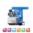 thumbnail image 4 of Expansion Board Two USB 2.0 Ports, Analog Audio Output for Orange Pi Zero/Zero Plus/Zero Plus2, 4 of 7