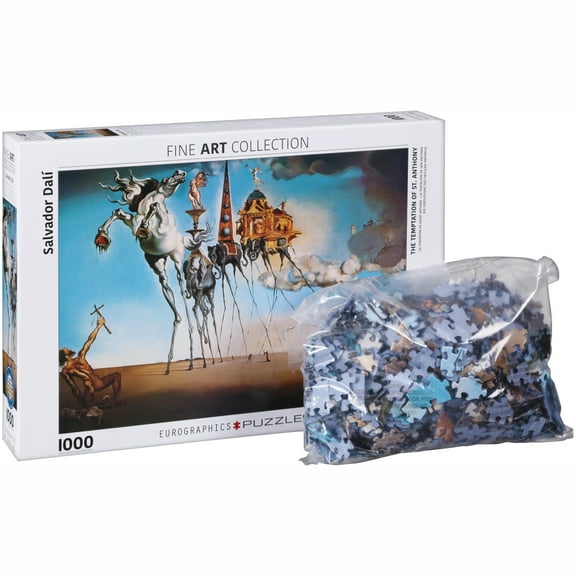 Eurographics Fine Art Collection Salvador Dali the Temptation of St. Anthony Puzzle 1000 Pc Box