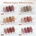 thumbnail image 2 of Set de esmaltes de uñas en gel GAOY Jelly Pink Nude, 6 colores, 7,3 ml, 2 of 6