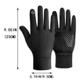 thumbnail image 2 of qolati Winter Gloves for Women Men Touchscreen Windproof Waterproof Warm Snow Gloves Stretchy Thermal Lined Non-Slip Running Cycling Driving Hiking Gloves, 2 of 2