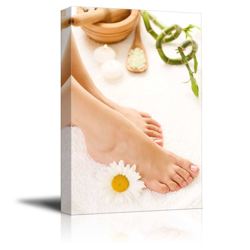 Canvas Prints Wall Art Foot Feet Spa Beauty Salon Modern Wall Decor Home Decoration Stretched Gallery Canvas Wrap Giclee Print Ready To Hang 12 X 18 Walmart Com Walmart Com