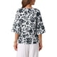 thumbnail image 3 of BLUSA BOHEMIA FLORAL PARA MUJER INSPIRE CHIC ESCOTE EN V MANGA 3/4 TUNICA TALLA M NEGRO, 3 of 6