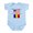 Sky Blue, variant on CafePress - Made In America With Romanian Parts Body Suit - Baby Light Bodysuit, Size Newborn - 24 Months