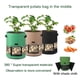 thumbnail image 4 of Bolsa de cultivo de patatas de 7/10 galones, de fieltro, de tela no tejida, para jardín, maceta para patatas, invernadero, bolsas para cultivo de verduras con visualización de 360 grados, 10 galones, 4 of 5