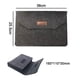 thumbnail image 5 of Funda para portátil compatible con MacBook Pro de 13 pulgadas/15 pulgadas, MacBook Air, portátil HP Dell Lenovo, funda de fieltro para portátil con bolsa de almacenamiento adicional Ormromra 222359-3, 5 of 9