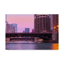Trademark Fine Art 'Chicago Bridges' Canvas Art by NjR Photos