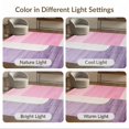thumbnail image 7 of ODIKA Fluffy Purple Shape Minimalist Spotted Tone Block Pink Furry for Dorm Room, Small Living Apartment, Stain Resistant Low Profile, 7 of 7