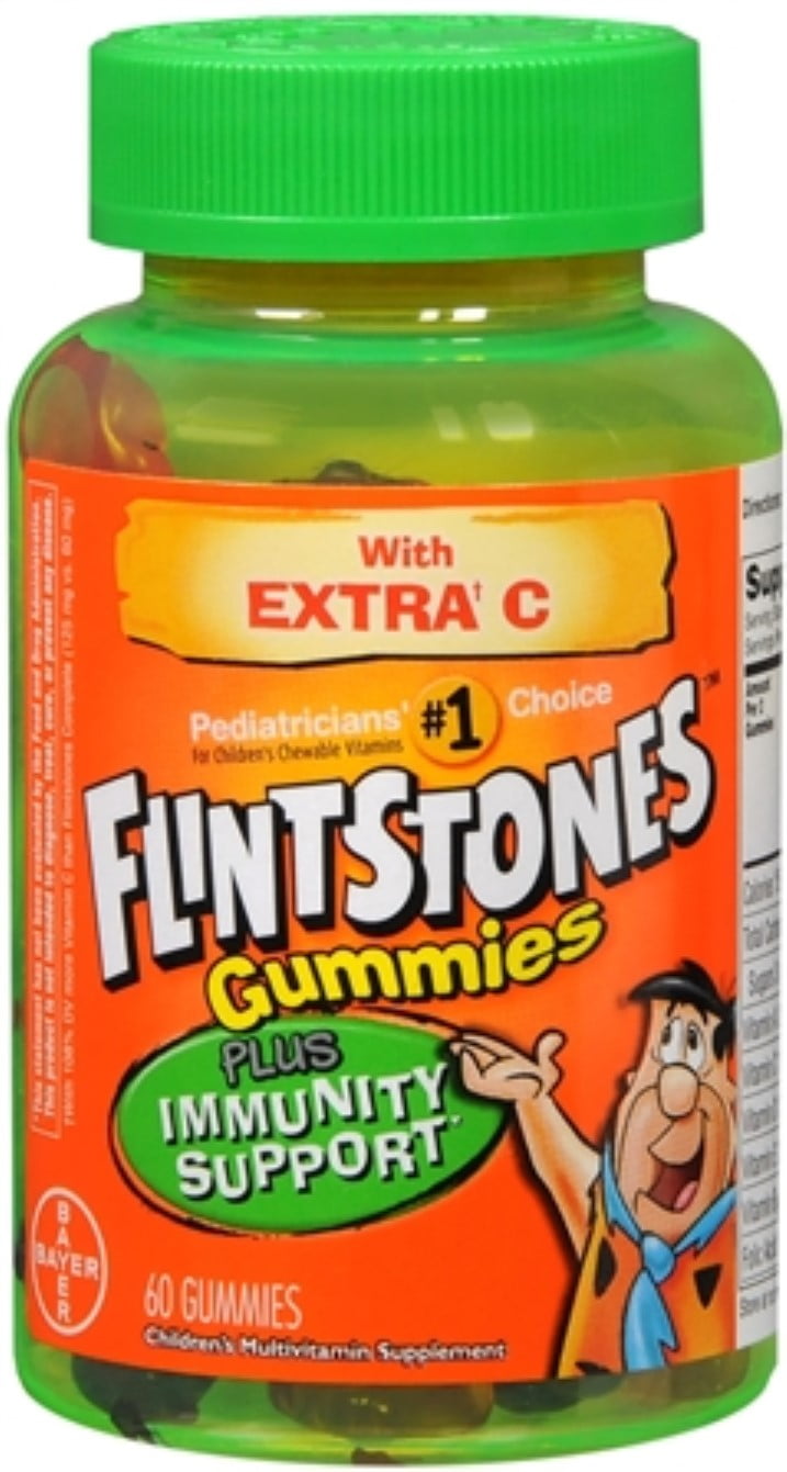 Flintstones Gummies Plus Immunity Support Children's Multivitamin, 60 Count - Walmart.com Flintstones Gummies Plus Immunity Support Children's Multivitamin, 60 Count - Walmart.com