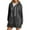 *Grey, variant on BODOAO Women Oversized Hoodie Dress Pullover Winter Kangaroo Pocket Split Hem Sweatshirt Fall Tops Casual Loungewear Solid Warm Zipper Sweatshirt Pullover Long Sleeve Pocket Sweatshirt Tops Black L