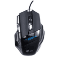 thumbnail image 1 of Mouse De Juego Gio Led G Series 3600dpi 7 Botones Mod G2 Color Negro, 1 of 4