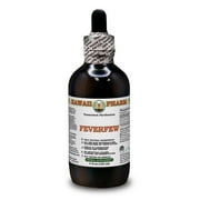 Feverfew (Tanacetum Parthenium) Dry Herb ALCOHOL-FREE Liquid Extract. Expertly Extracted by Trusted HawaiiPharm Brand. Absolutely Natural. Proudly made in USA. Glycerite 4 Fl.Oz