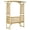 Off-White, variant on Barara King Outdoor Bench, Patio Benches for Outdoors,Patio Garden Bench, Wooden Bench, Outdoor Bench for Vines/Climbing Plants, Brown