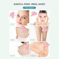 thumbnail image 4 of PVCS Natural Pink Crystal Jade Heart-Shaped Scraping Board For Face And Body Beauty, 4 of 6