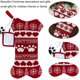 thumbnail image 2 of Calcetín de Navidad para perros, calcetín de Navidad colgante grande, árbol de Navidad de dibujos animados, bolsa de regalo de muñeco de nieve de Papá Noel para decoración de Navidad, escaparate de chimenea, saco de dulces Zhivalor ZYY-0623, 2 of 5