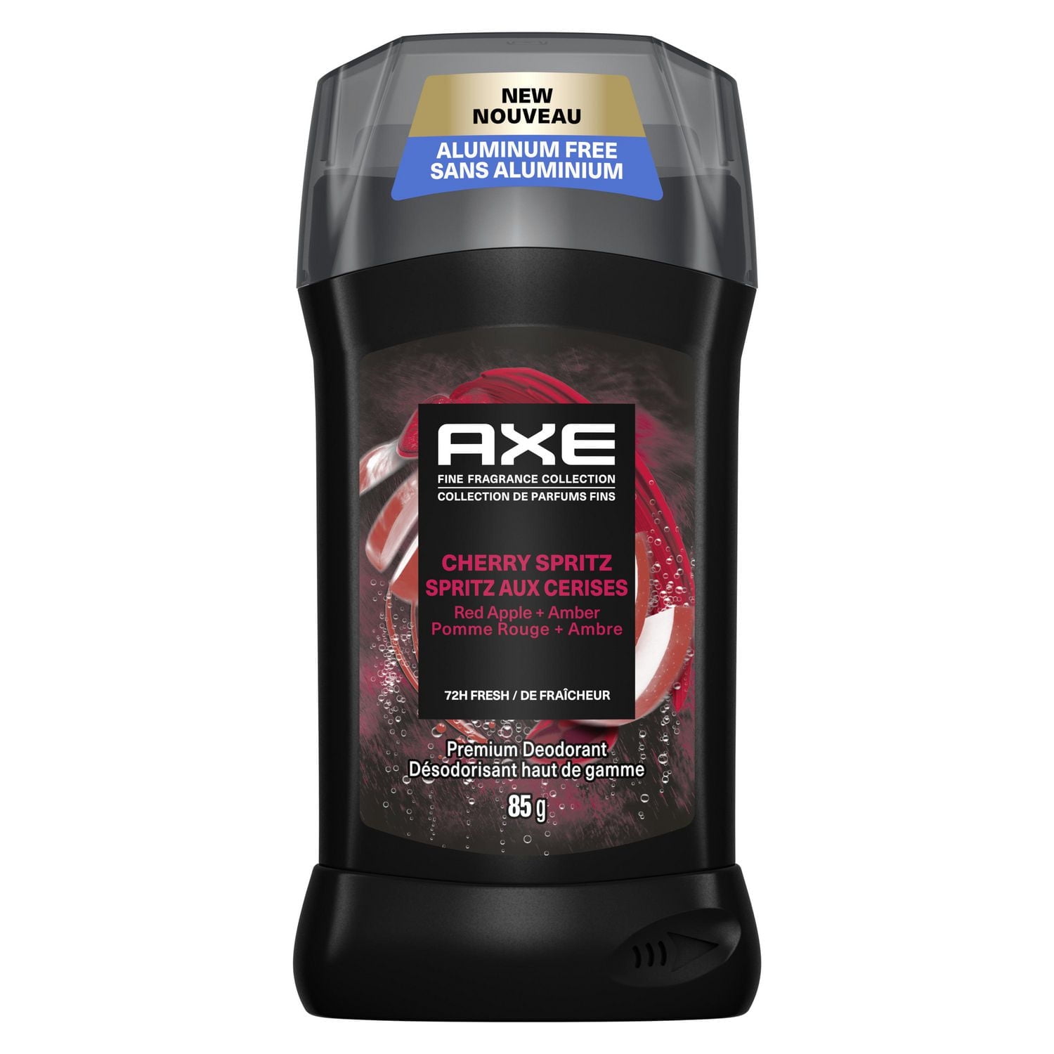AXE Fine Fragrance Collection Deodorant Stick with 72H Freshness Cherry Essential Oils Aluminum-Free, 85g