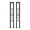 Black, variant on ToppiJoy 2Pcs U-Shaped Stair Handrail, Wrought Iron Hand Rails for Outdoor & Indoor Steps, Non-Slip Safety Support Poles for Porch Deck Loft(White, Rectangle+Square)