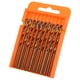 thumbnail image 1 of 10 unids/caja de brocas helicoidales de acero de alta velocidad, juego de brocas de metal con mango recto para metal endurecido, acero inoxidable, hierro fundido, plástico y madera(4.2), 1 of 8