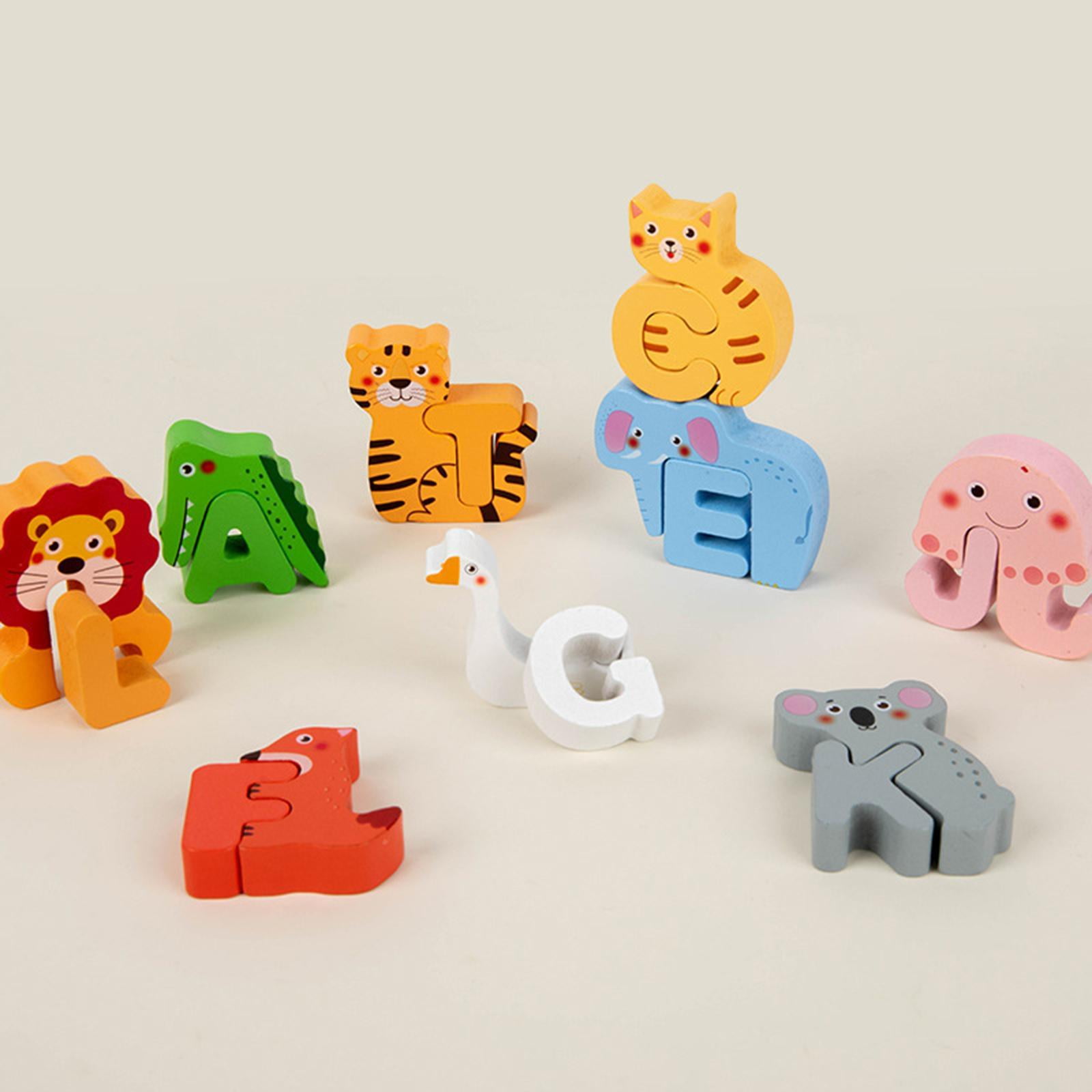 Tachiuwa Alphabet Animal Puzzle Abc Letter Animals Puzzles