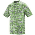 thumbnail image 5 of Augusta 4XL Digi Camo Wicking Two-Button Jersey Lime Digi 1555, 5 of 5