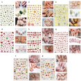 thumbnail image 2 of Transferencia Nail Art Sticker Decal 1 Set Diseño mixto Nuevo Nail Art Sticker Set Flor Fruta Agua Calcomanía Slider Wraps Decoración heqiyong CONDUJO, 2 of 2