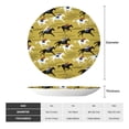 thumbnail image 2 of Yiaed Horsemen In Horseraces Print Bone China Decorative Plate Ceramic Dinner Plates Art Crafts with Display Stand-10in, 2 of 6