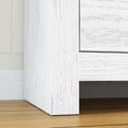thumbnail image 6 of WIAWG 63" Dresser for Bedroom,6 Drawer Dresser, Chest of Drawers, Rustic Drawer Cabinet for Living Room Hallway Office, White Wood Grain, 6 of 9