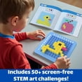 thumbnail image 2 of Kit de arte píxel de STEM Toys CYOEST para niños de 5 a 12 años con más de 50 desafíos, 2 of 7