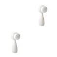 thumbnail image 3 of Vogacara Cepillos de limpieza facial manual Cuidado de la piel Espinilla Poros Exfoliante Regalos Salón profesional Viaje Blanco Tipo 3 Blanco Tipo 3 2piezas Vogacara  CBP273388, 3 of 6