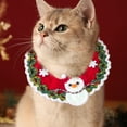 thumbnail image 1 of Christmas Pet Neck Ornaments Dog Wool Decoration Scarf Collar Hand Woven, 1 of 6
