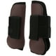 thumbnail image 5 of 1 par de botas de soporte para caballos, carcasa protectora de neopreno, protector de pata de caballo para saltar, caza, patas delanteras marrones M, 5 of 12
