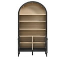 thumbnail image 6 of Nolan Storage Display Cabinet Bookshelf in Black, 6 of 10