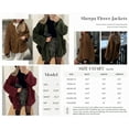 thumbnail image 5 of PRETTYGARDEN Women's Winter Coats Long Sleeve Button up Fuzzy Sherpa Fleece Jackets Outerwear Fall Fashion Clothes, 5 of 8