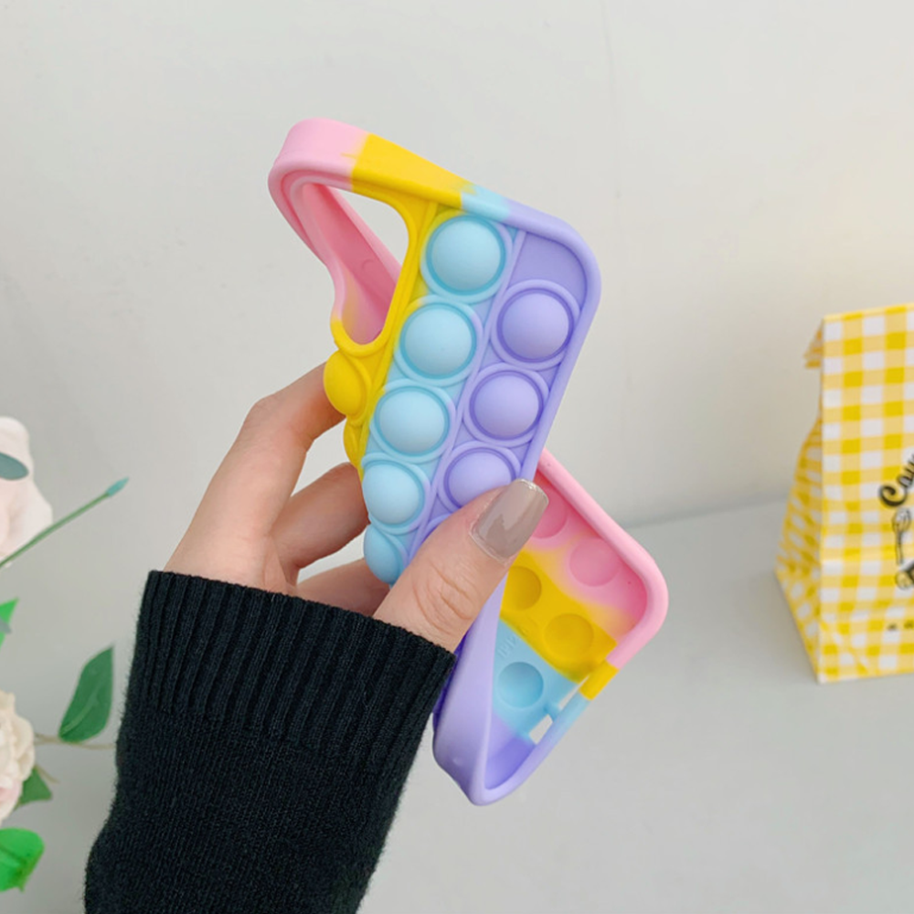 2 in1 Sensory Fidget Toy Push Pop 