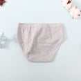 thumbnail image 7 of oelaio Boys Cotton Underwear Panties for Kids Solid Color Briefs Bottoms Breathable Soft Jock Straps Gray M, 7 of 7