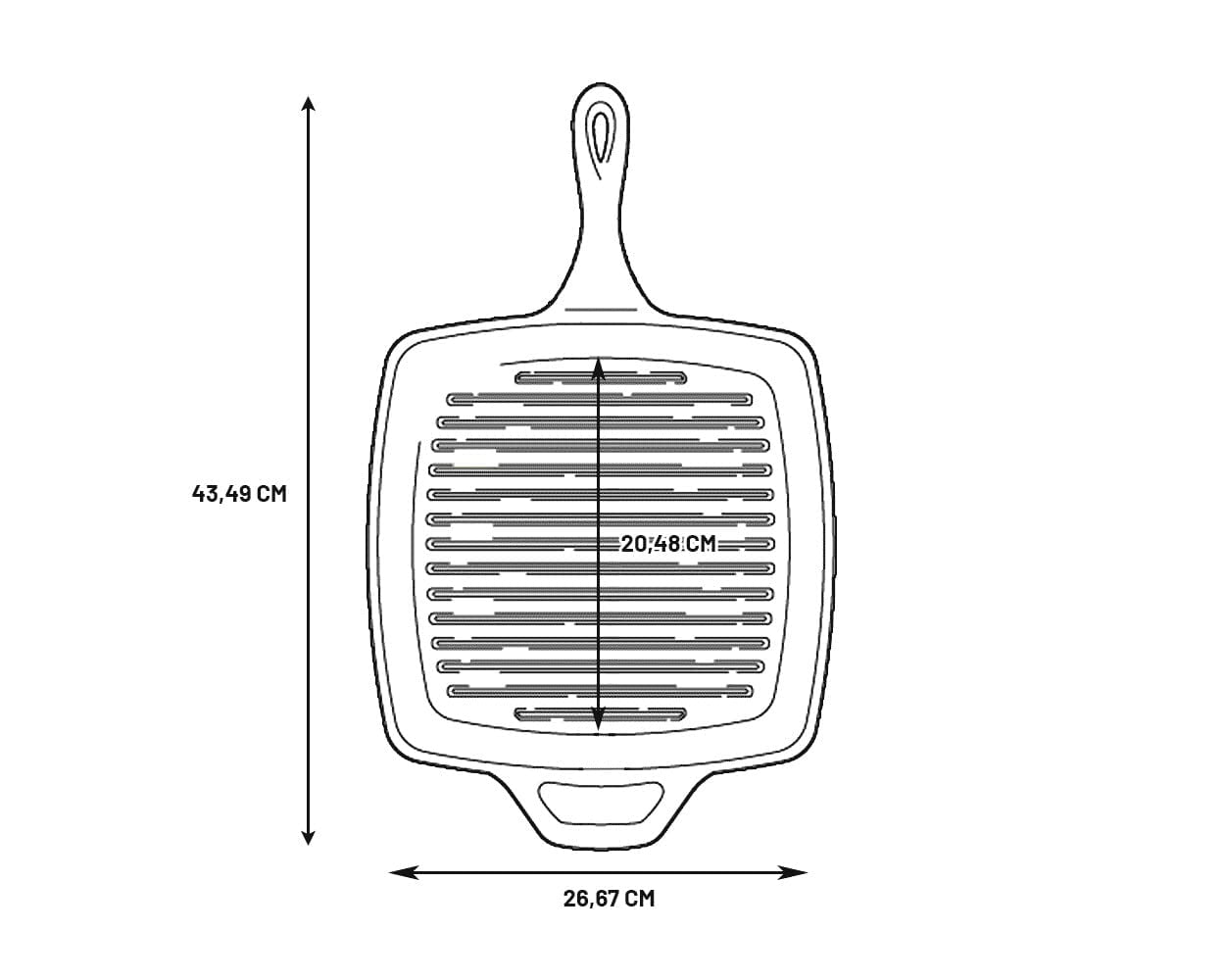 Logic Sq. Grill Pan 10.5"