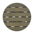 thumbnail image 5 of Auranook Outdoor Acacia Wood Patio Side Table, Round Coffee Table for Backyard, Lawn, Balcony,Grey Finish, 5 of 8