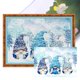 thumbnail image 1 of Hilo Algodón Ecológico Bordado Punto Cruz Invierno Impreso 11CT 60x45cm, 1 of 9