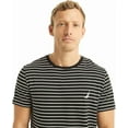 thumbnail image 3 of Nautica Men's Crewneck Deck T-Shirt, White with Black Stripes, XX-Large, 3 of 4