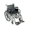Wheelchair Econ Rem Desk Arms W/sdf Dual Axle 18