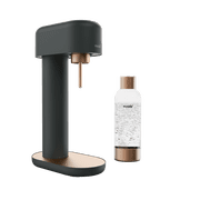Mysoda Ruby 2 Sparkling Water Maker Soda Machine Silent Black Copper No Electricity