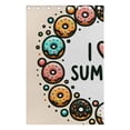 thumbnail image 4 of Donuts Summer Black Out Curtains 72 Inch Length Curtains for Sliding Glass Doors Bedroom Living Room 2 Pack, 4 of 6