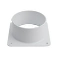 thumbnail image 2 of Exhaust Pipe Connector Flange Straight Ventilation Pipe Plastic Air Vent Duct Outlet Adapter Vents Air Conditioning Ducting Tool, 2 of 10