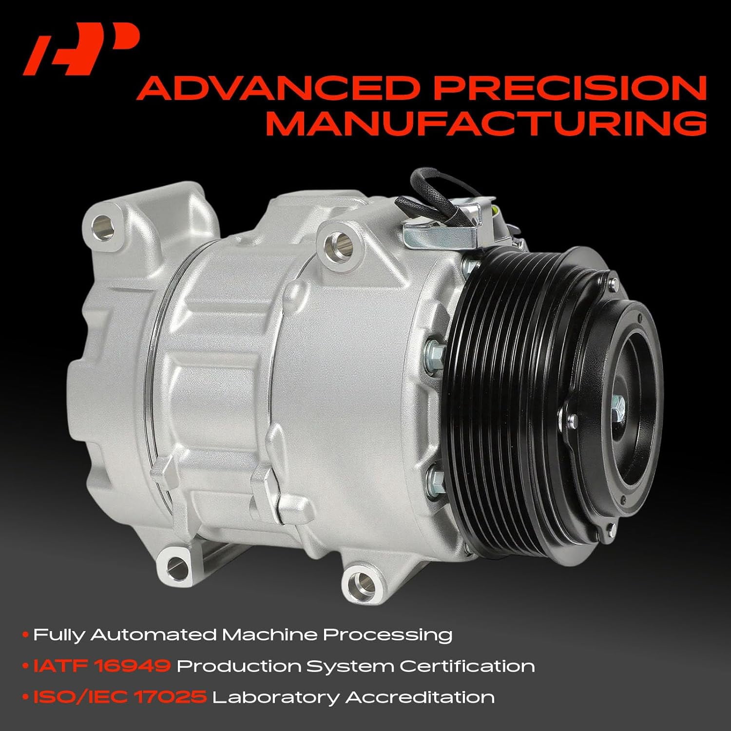 A-Premium AC Compressor with Clutch Compatible with Toyota Camry 2012-2017 Highlander 2011-2013 Sienna 2011-2016 Avalon Lexus ES350 RX350 V6 3.5L